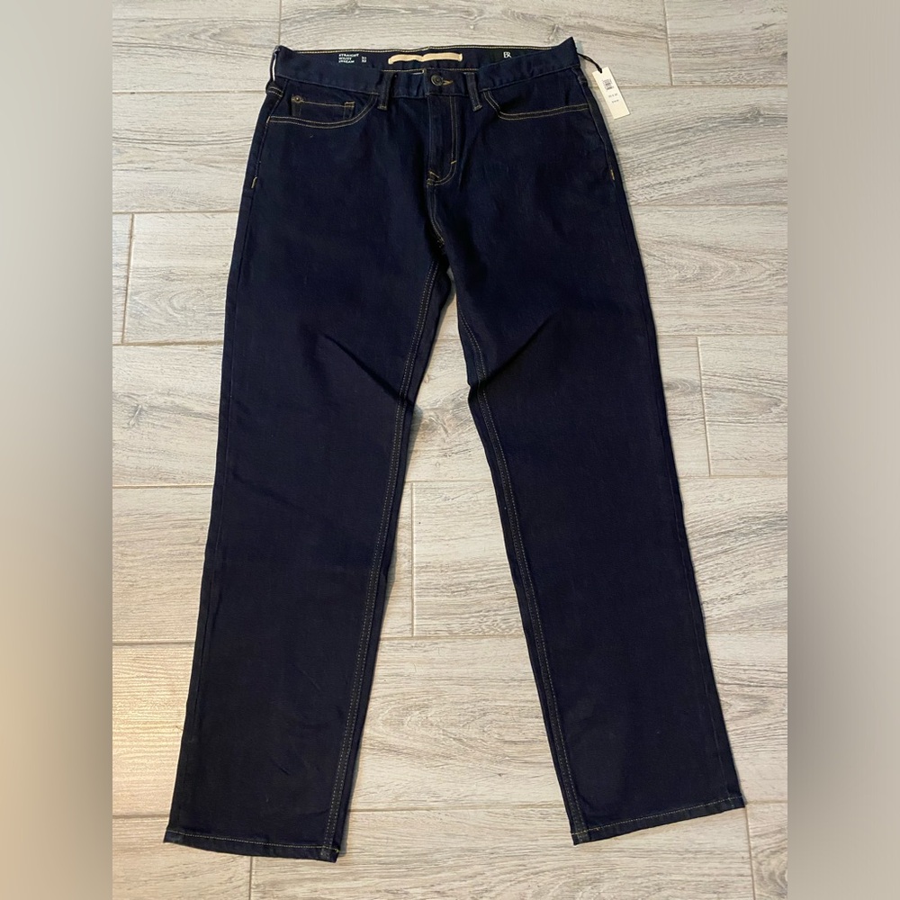NWT Mens Banana Republic Dark Wash Jeans